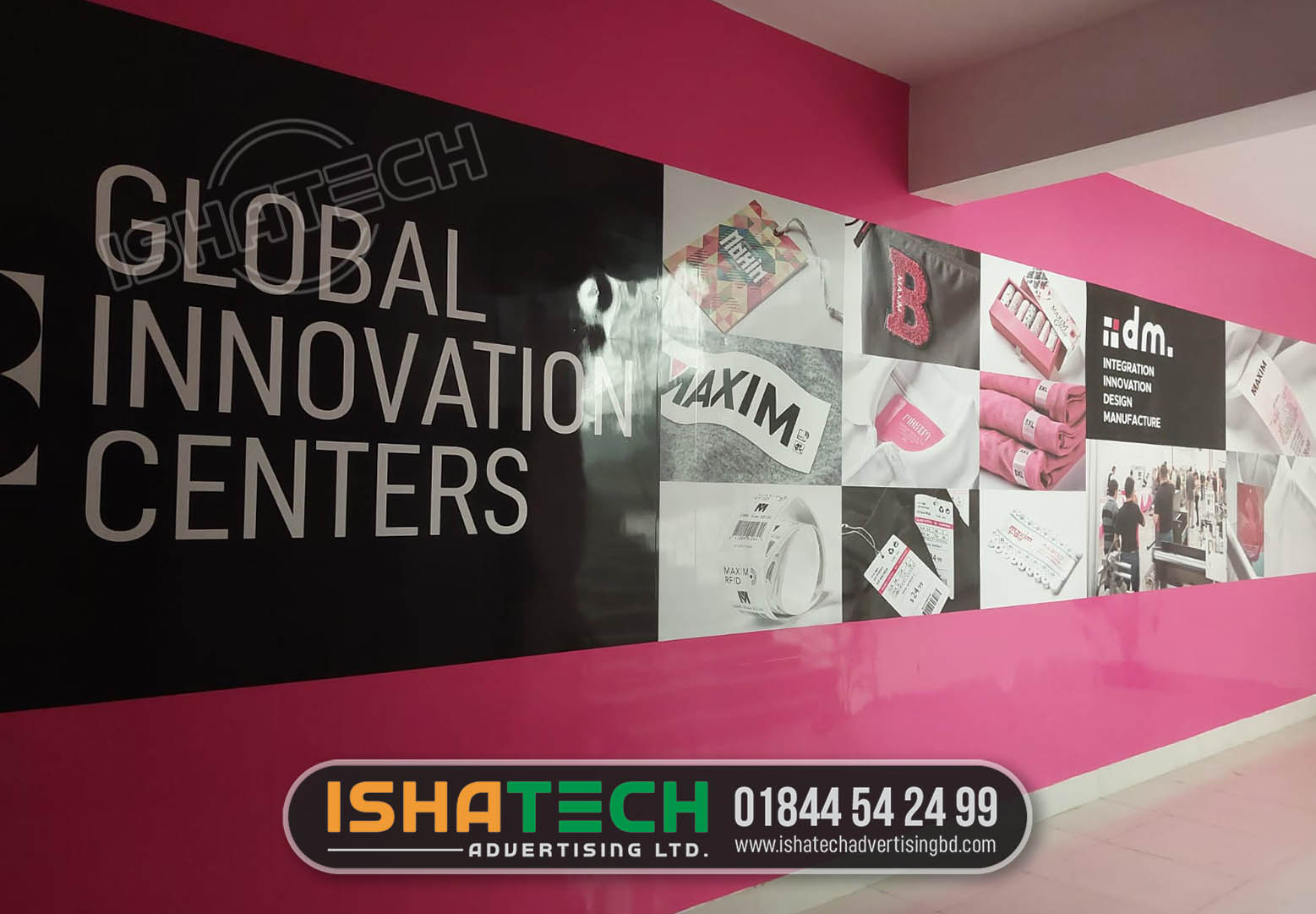 Garment Wall Sticker Design and Printing in Dhaka