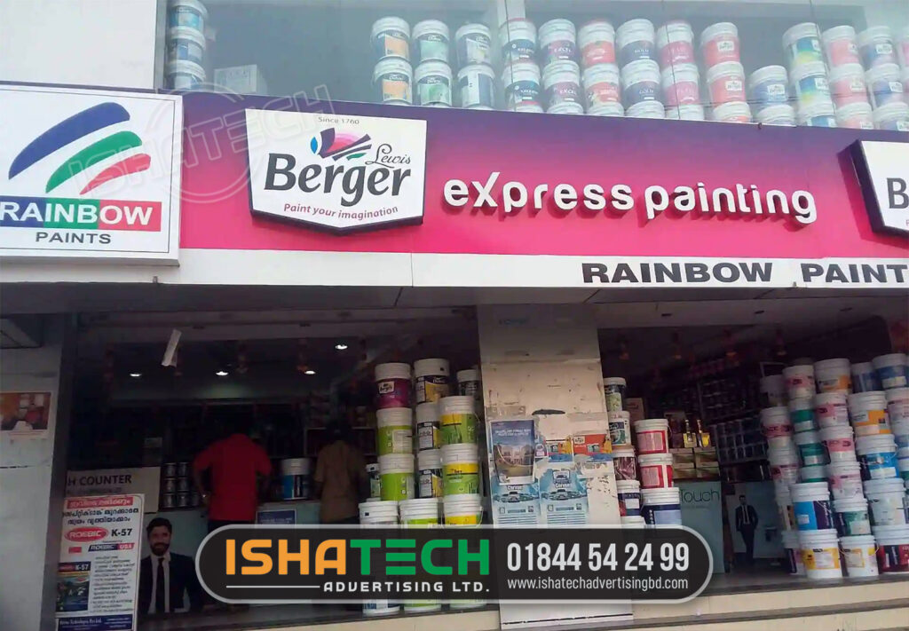 Express Painting Shop Outdoor Profile Signboard