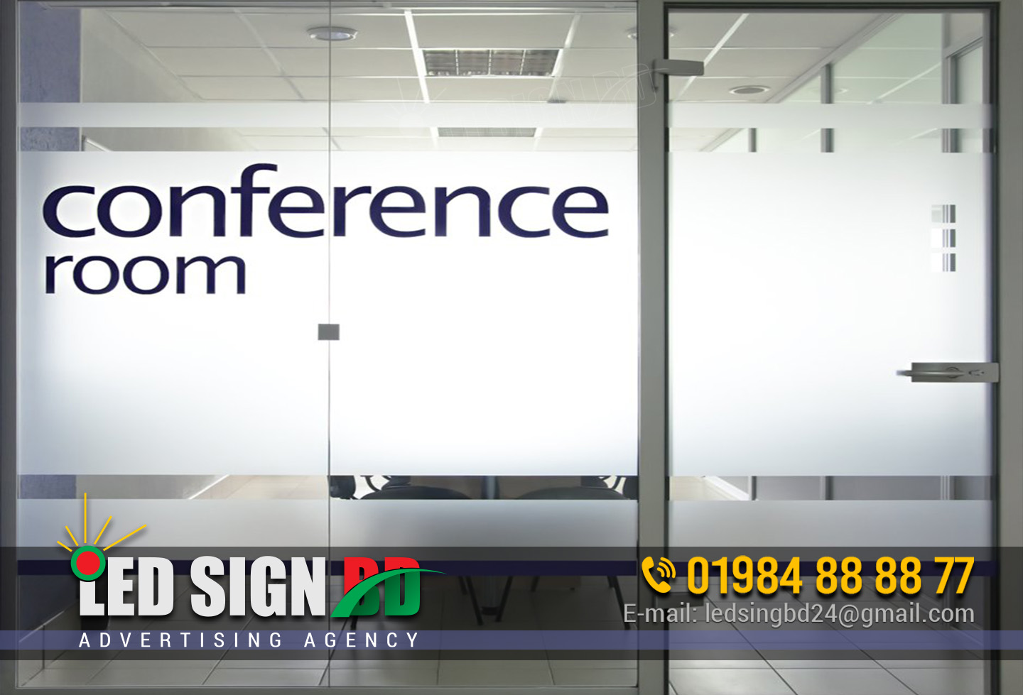 Conference room frosted glass sticker shop in BD