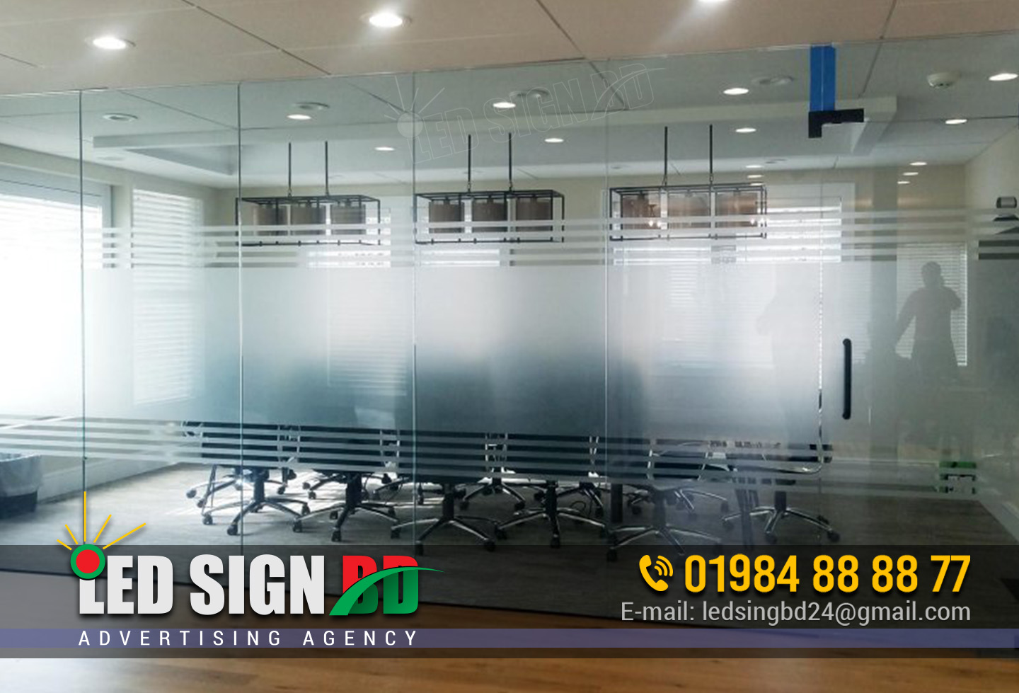 Office Etched Glass