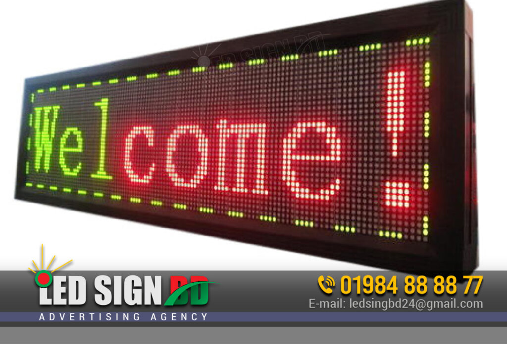 Welcome LED Scrolling Message Board Price in Bangladesh