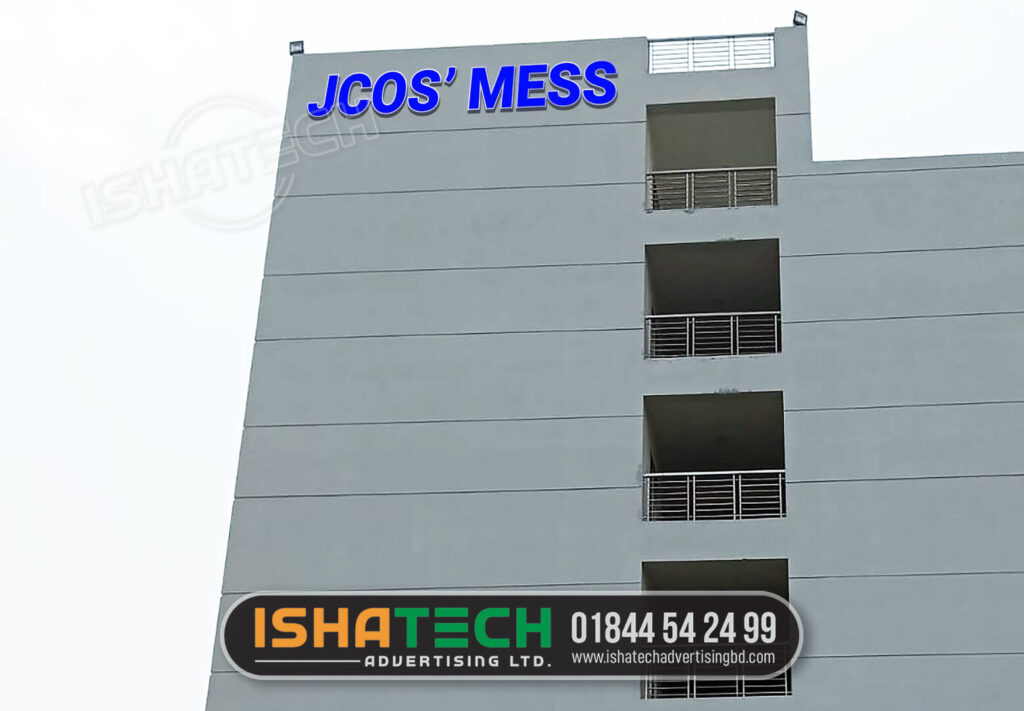 SS Acrylic Letter Name Plate Advertising in Dhaka