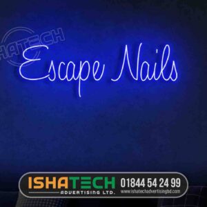 Escape Nails Neon Sing