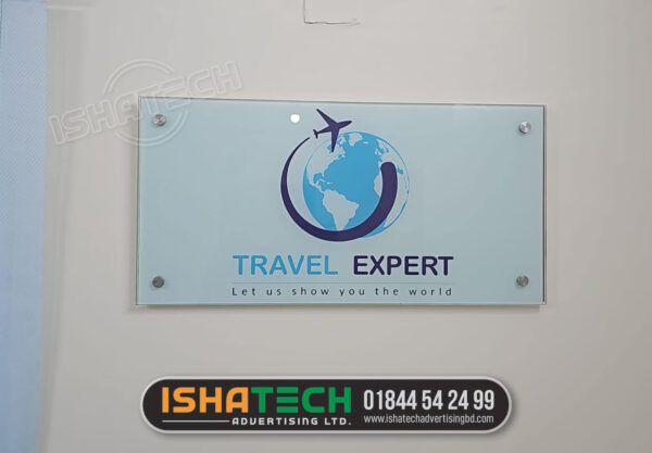 Travel Agency Name Plate