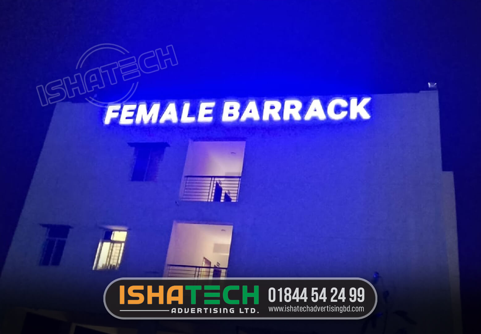 Female Barrack Acrylic 3D Letter Signboard Maker in BD