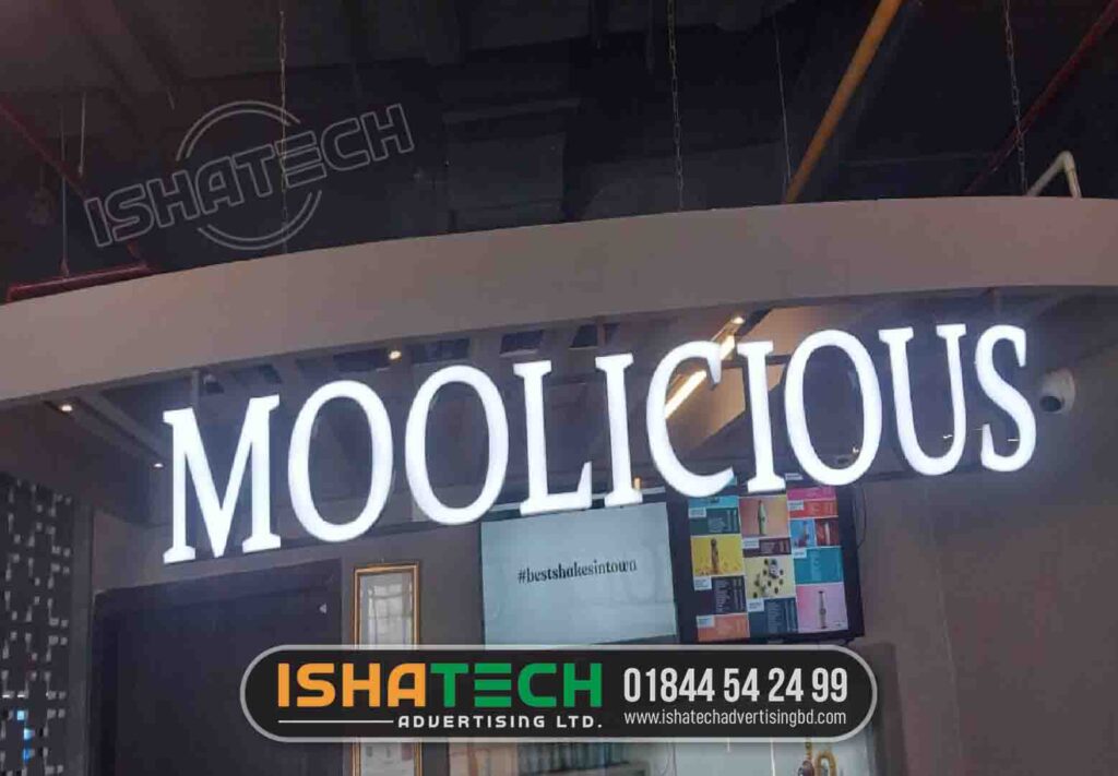 Acrylic Letter Sign Board at affordable price in Bangladesh