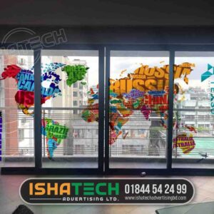 World Map Wall Stickers for Office