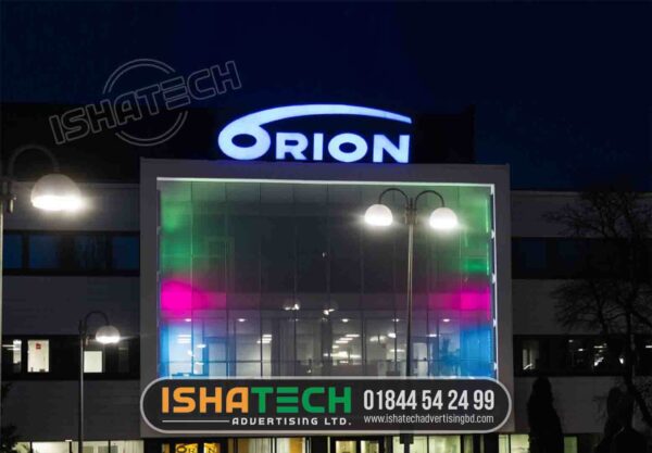 Orion Pharma Ltd Acrylic Frontlit Letter Sign Board