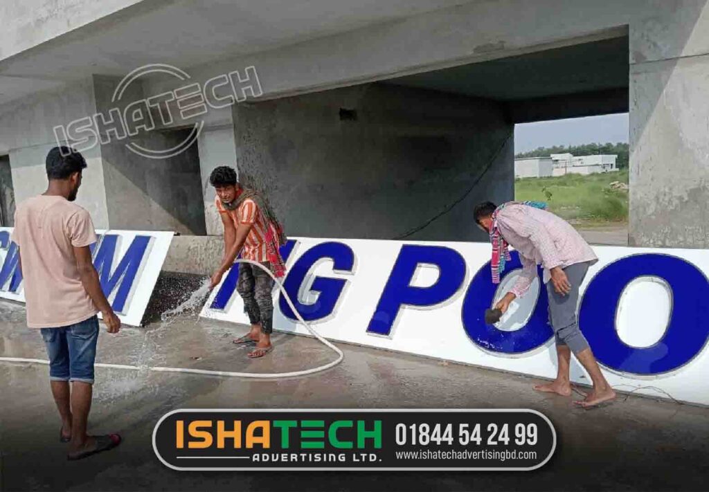 Sign board installation Labor