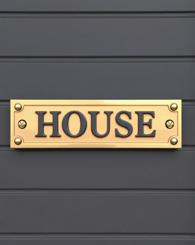 Digital House Name Plate design and manufacturer in BD