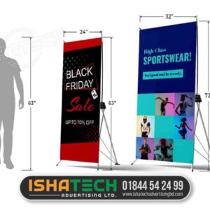 Best X Banner Design and Printing Service in Dhaka, BD 2024