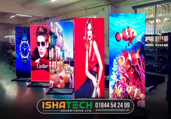 Eye-catching LED poster