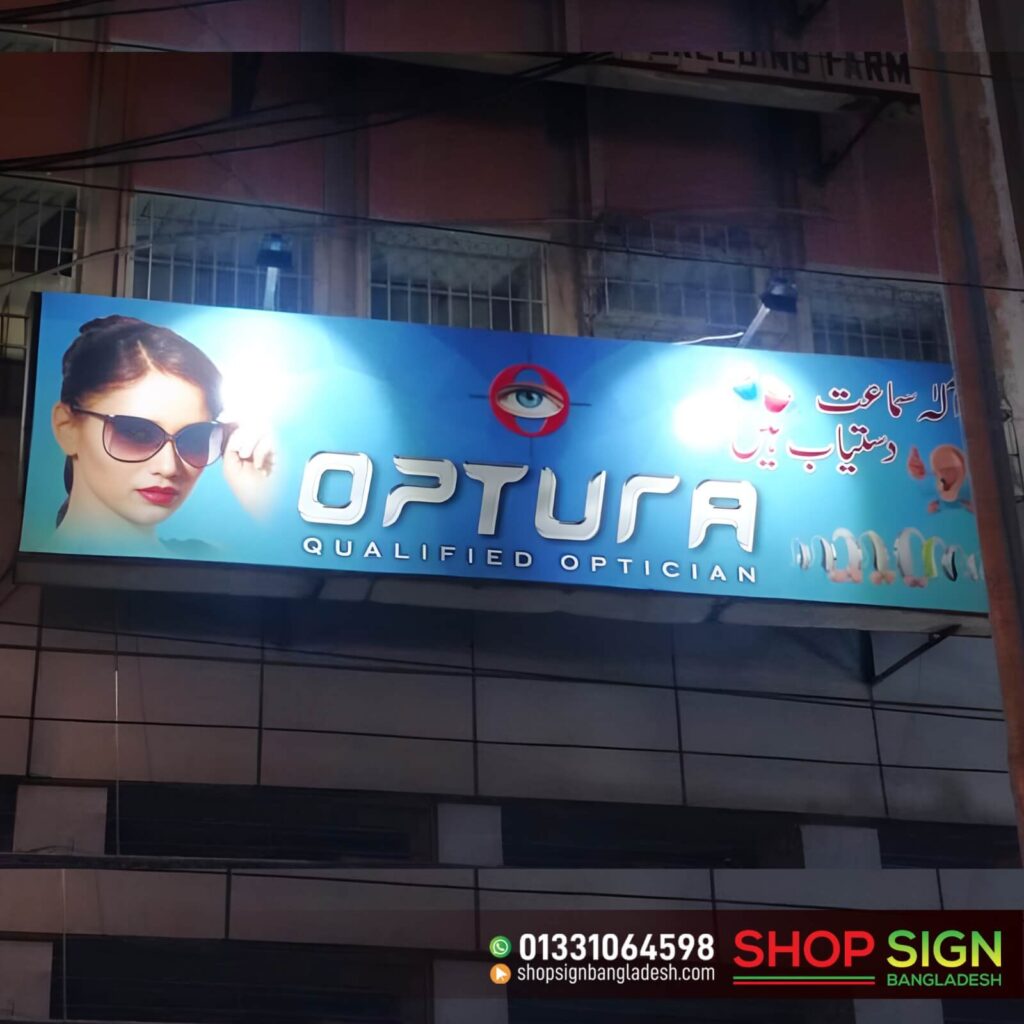 LED Signage Board With Light