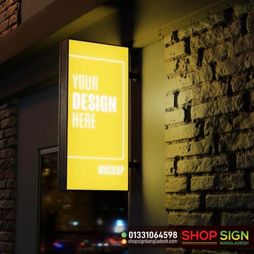 Vertical LED Sign Board