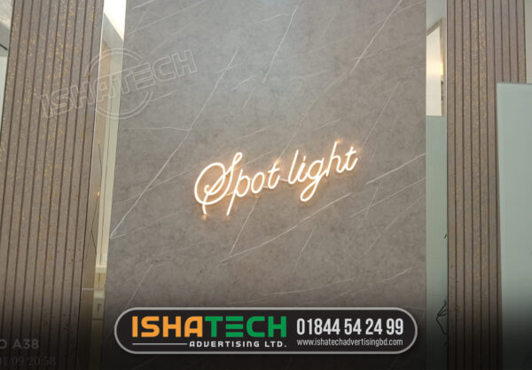 Spot Light Office Neon Sign