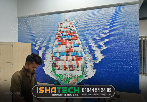 Thai Glass Sticker for KD Shipping Agencies Ltd - Image 6