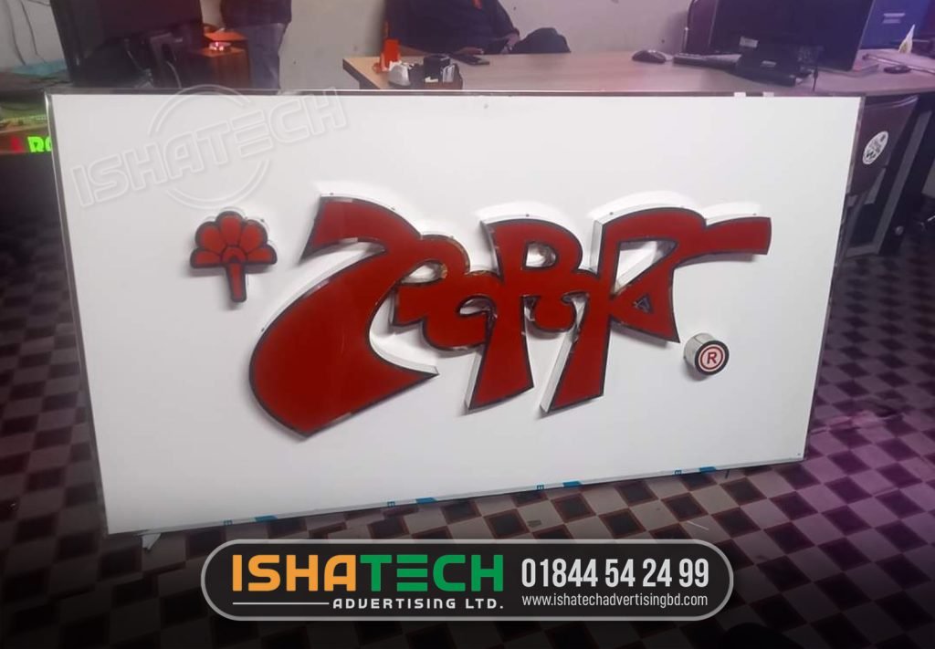 SS name plate for industries