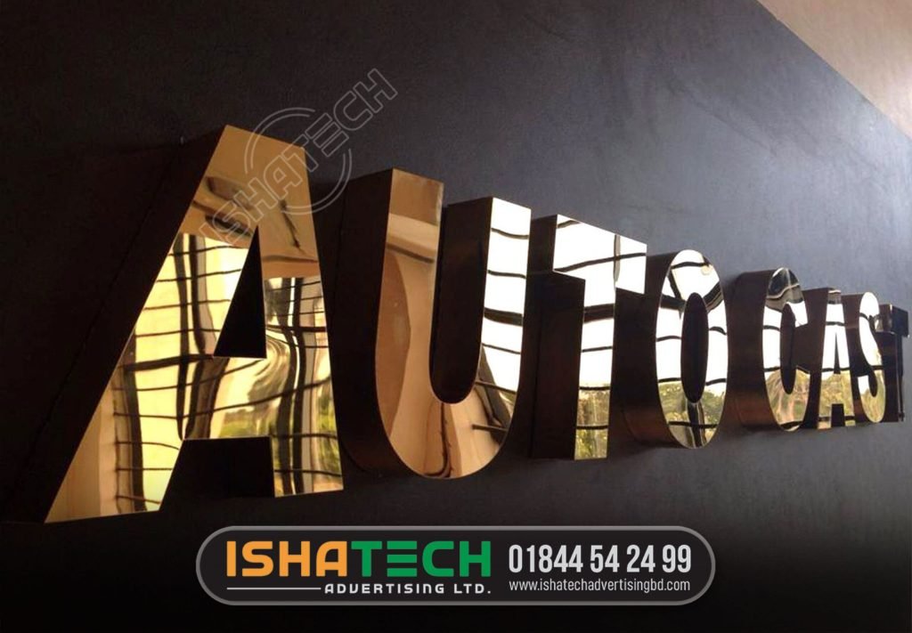 SS name plate near me