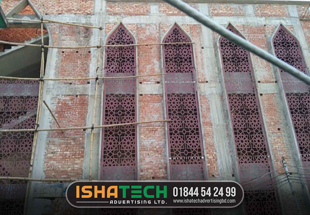 CNC Design and Laser Cutting for Mosque