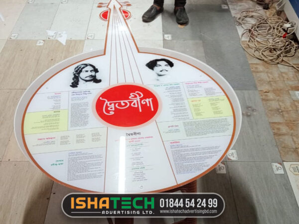 Round PVC off cut Sticker