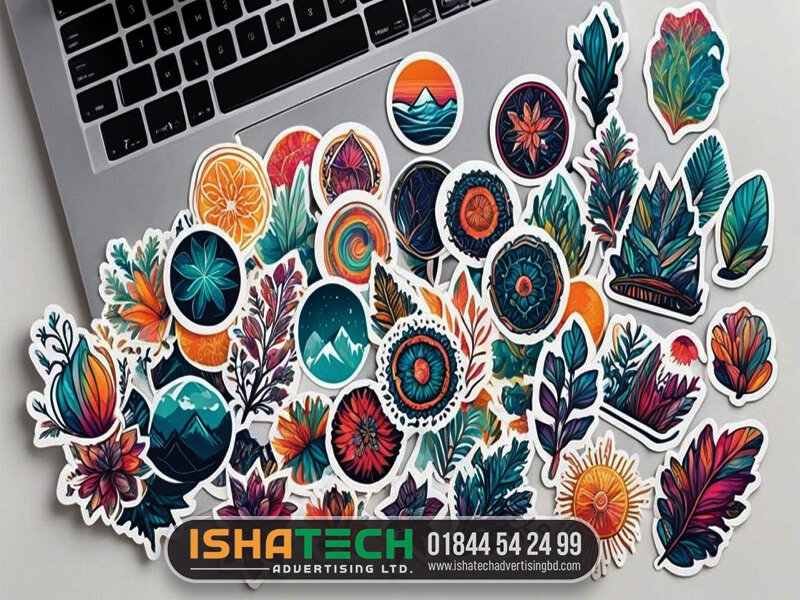Die-cut vinyl sticker