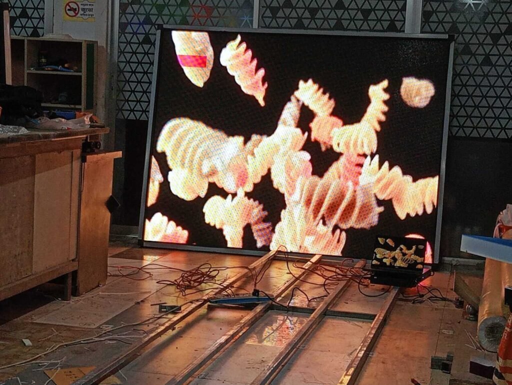 Large outdoor LED display