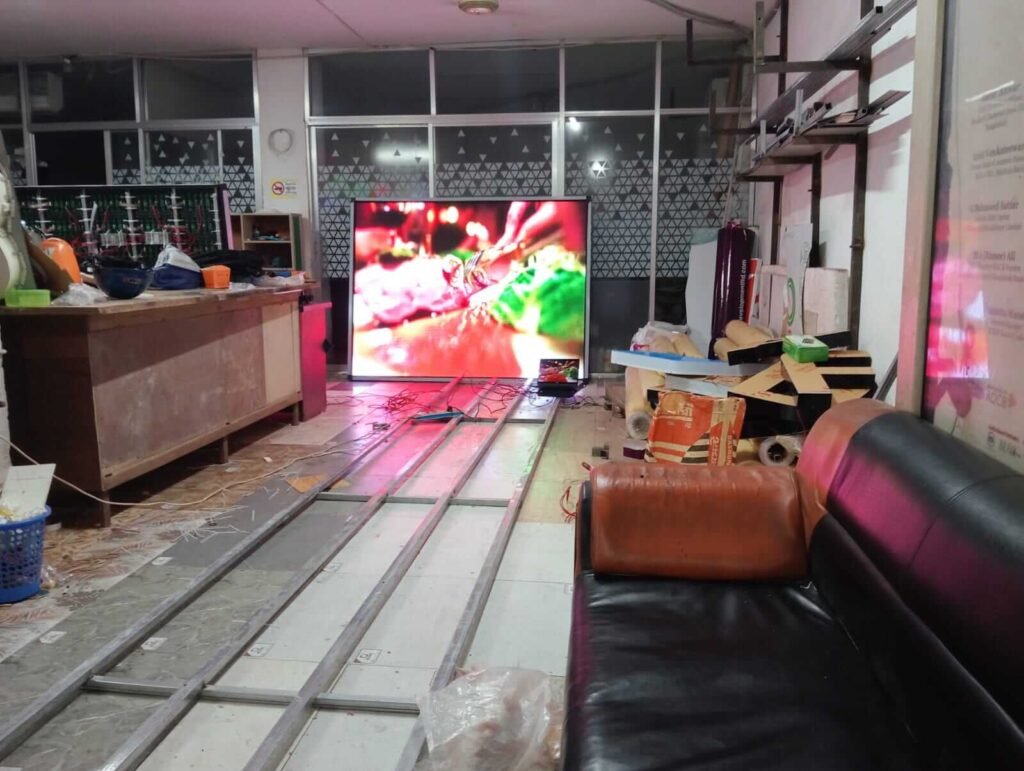 Outdoor advertising LED board