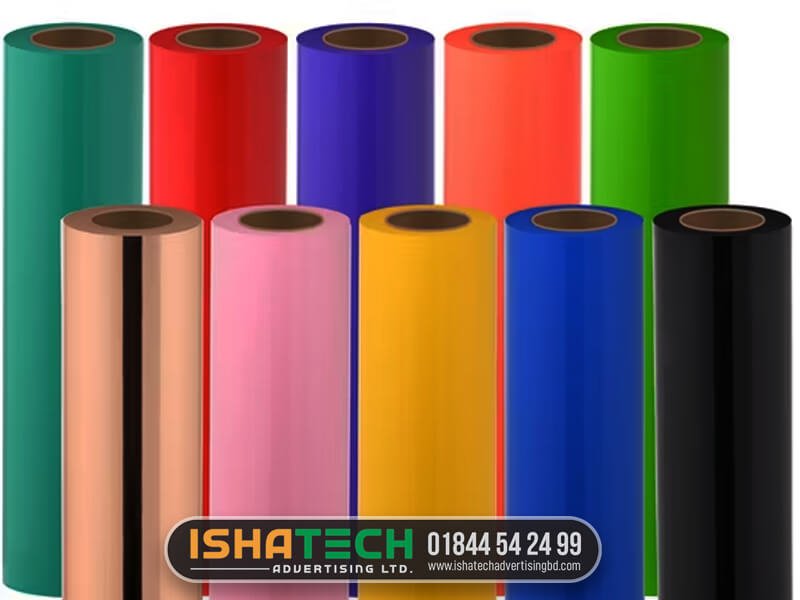 Transparent vinyl sticker