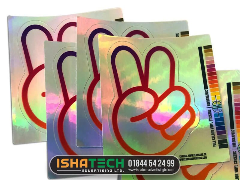 Vinyl sticker printing service in Bangladesh
