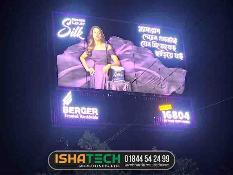 Digital Billboard Cost in Bangladesh - Ishatech | LED Signboard ...