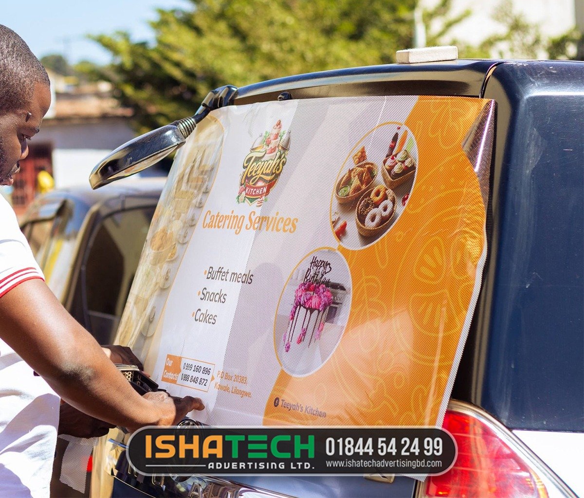 Printable Car Sticker Branding